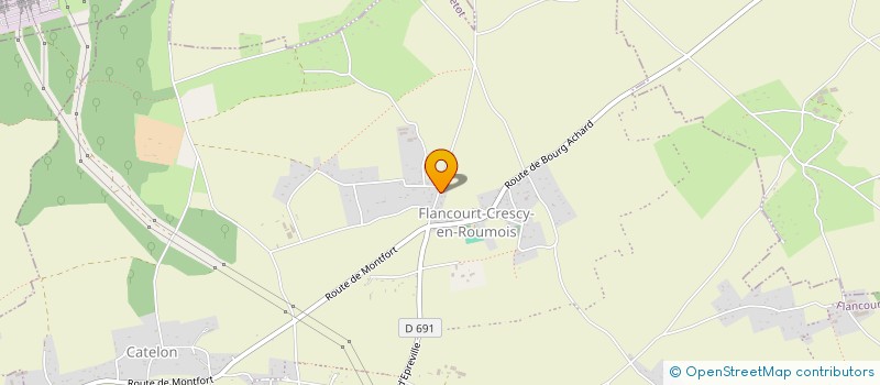 localisation de l'entreprise J&J SPORT-PASSION  FLANCOURT-CRESCY-EN-ROUMOIS