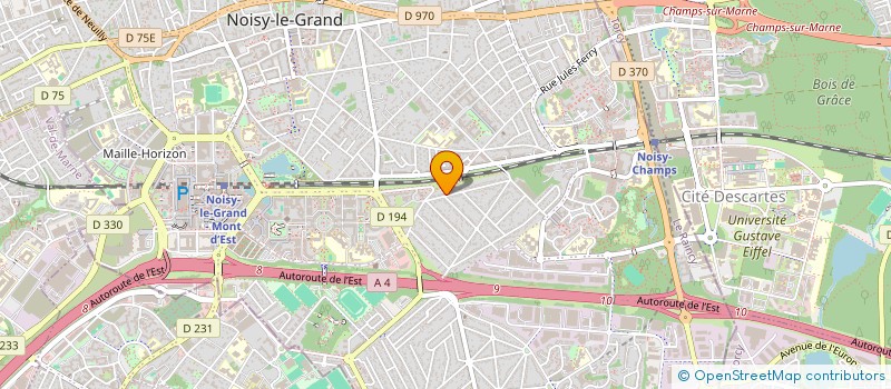 localisation de l'entreprise J.J.T REAL ESTATE  NOISY-LE-GRAND