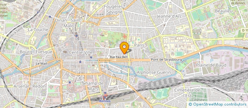 localisation de l'entreprise J & J TRADING  RENNES