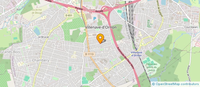 localisation de l'entreprise J&J TRADING  VILLENAVE-D'ORNON