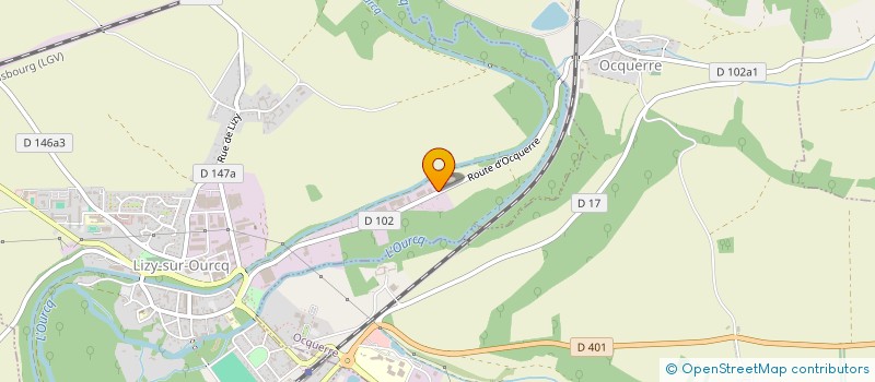 localisation de l'entreprise J.J.V.F.  LIZY-SUR-OURCQ