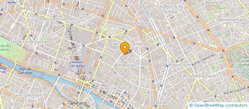 localisation de l'entreprise J JANVIER à PARIS