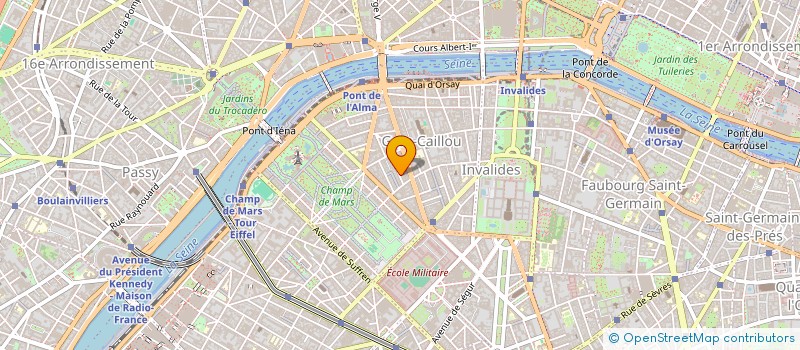 localisation de l'entreprise J. JEUSSELIN  PARIS