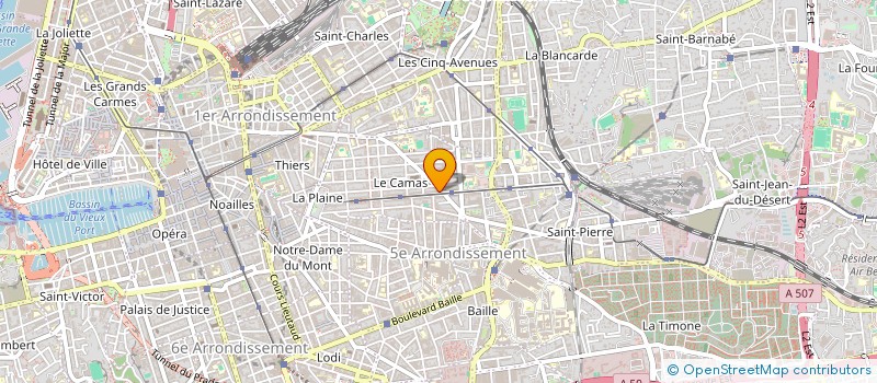 localisation de l'entreprise J & JL à MARSEILLE
