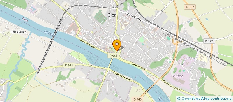 localisation de l'entreprise J.K à GIEN