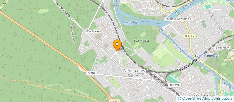 localisation de l'entreprise J & K  MORET-LOING-ET-ORVANNE