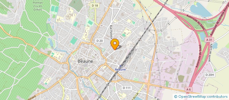 localisation de l'entreprise J.K.A.S. à BEAUNE