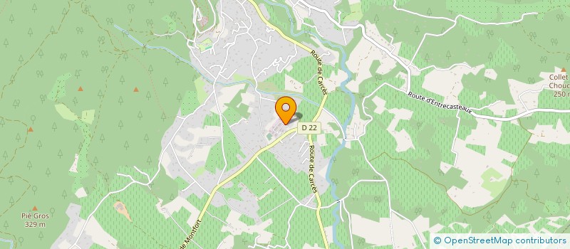 localisation de l'entreprise J K ASSOCIATION  COTIGNAC