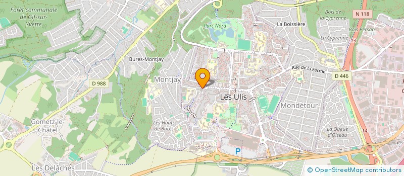 localisation de l'entreprise J & K ASSOCIE  LES ULIS