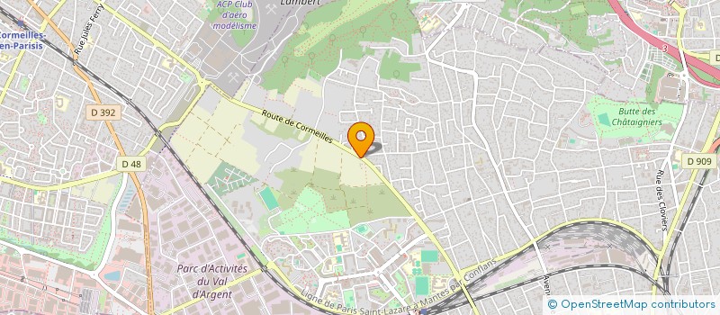 localisation de l'entreprise J K CALLAS  ARGENTEUIL