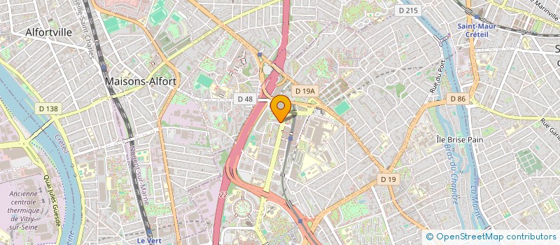 localisation de l'entreprise J.K.E à CRETEIL