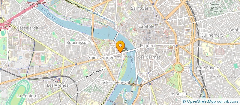 localisation de l'entreprise J.K ESTHETIQUE à TOULOUSE