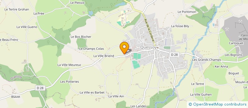 localisation de l'entreprise J&K FAMILY à QUESSOY