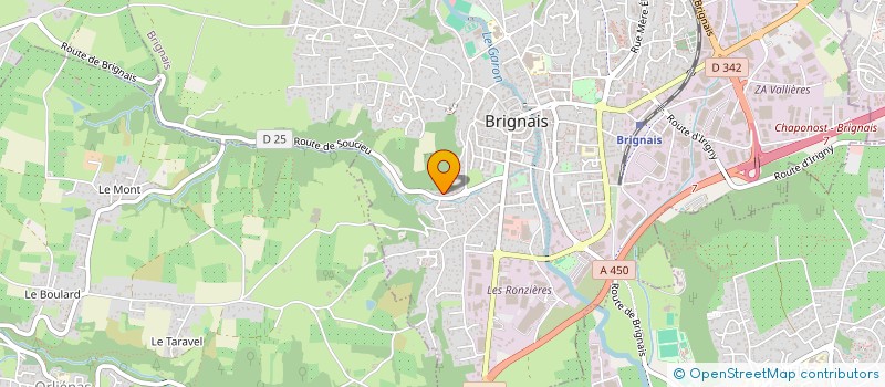 localisation de l'entreprise J.K HOLDING  BRIGNAIS