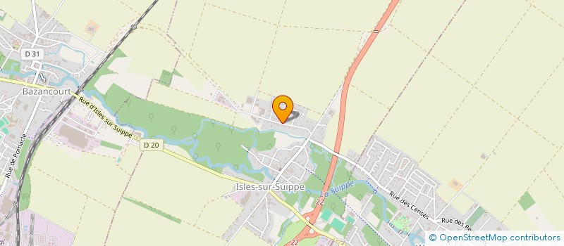 localisation de l'entreprise J & K IMMO  ISLES-SUR-SUIPPE