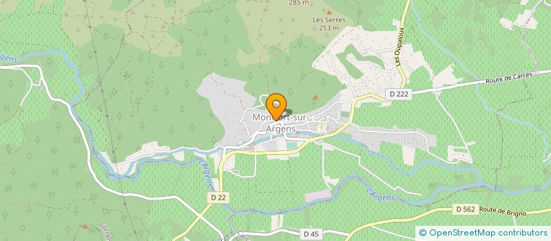 localisation de l'entreprise J K IMMOBILIER  MONTFORT SUR ARGENS