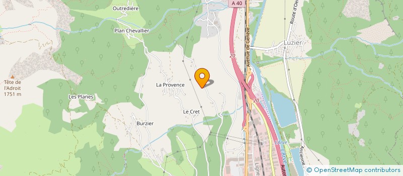 localisation de l'entreprise J.K.R. SCI à SALLANCHES