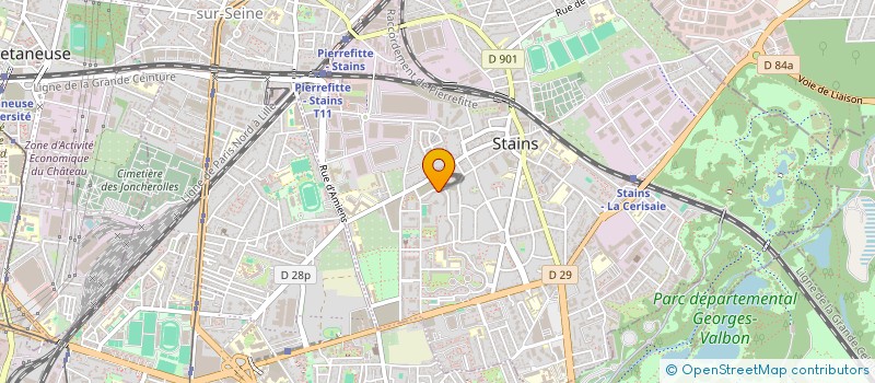 localisation de l'entreprise J.K.S TRANSPORTS à STAINS