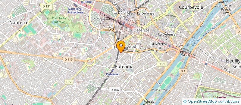 localisation de l'entreprise J.K.W.  PUTEAUX