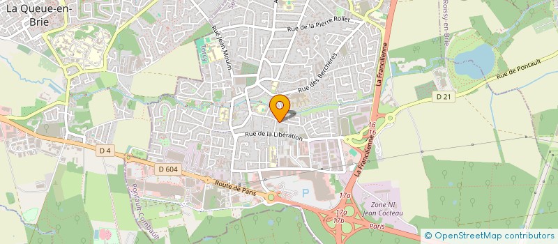 localisation de l'entreprise J.KIS  PONTAULT-COMBAULT