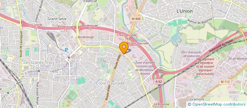localisation de l'entreprise J & L  TOULOUSE
