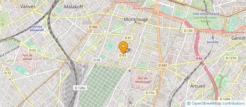 localisation de l'entreprise J.L.  MONTROUGE