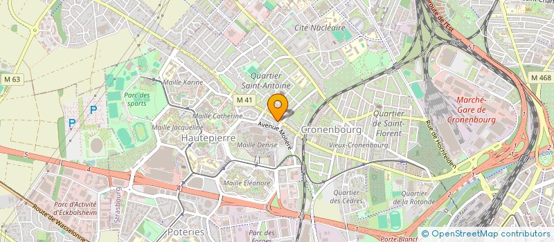 localisation de l'entreprise J&L  STRASBOURG