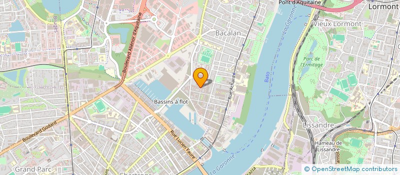 localisation de l'entreprise J-L-A PRESTIGE DRIVER  BORDEAUX