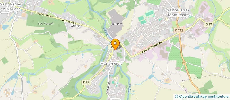 localisation de l'entreprise J&L AUDITION à BEAUPREAU-EN-MAUGES