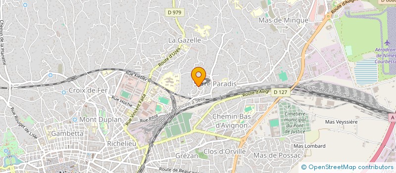 localisation de l'entreprise J.L AUTOS ACTION 4 X 4 à NIMES
