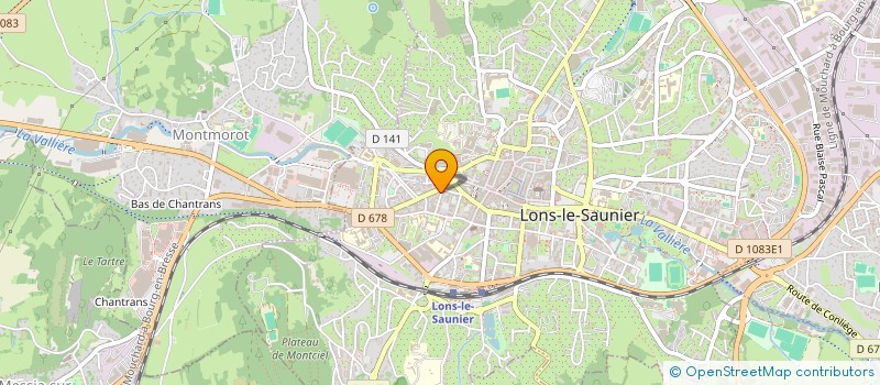 localisation de l'entreprise J.L.B  LONS-LE-SAUNIER