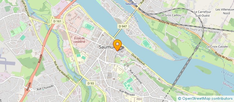 localisation de l'entreprise J L B  AMINCISSEMENT  SAUMUR