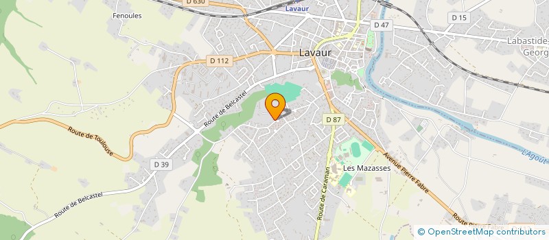 localisation de l'entreprise J L B DIFFUSION à LAVAUR