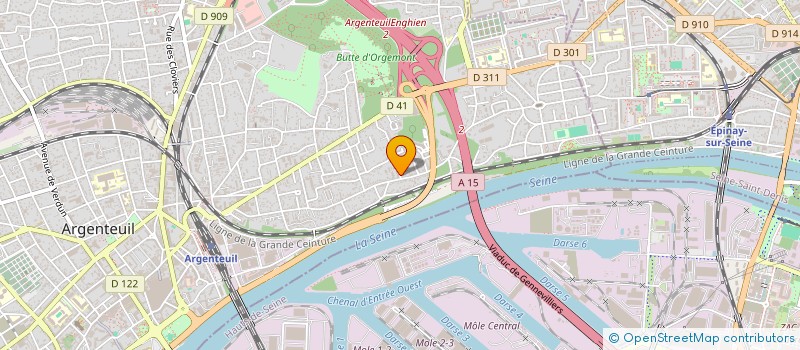 localisation de l'entreprise J.L. BATI 95  ARGENTEUIL