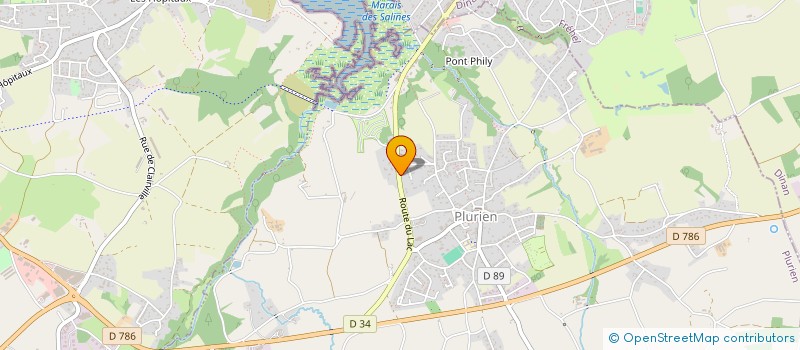 localisation de l'entreprise J.L BOIS  PLURIEN