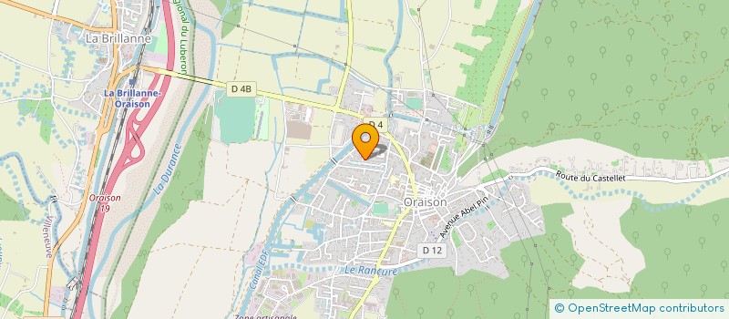 localisation de l'entreprise J.L.C.  ORAISON