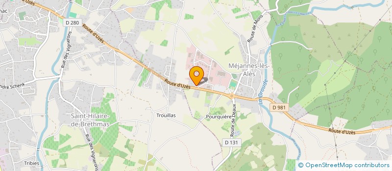 localisation de l'entreprise J L C  MEJANNES-LES-ALES