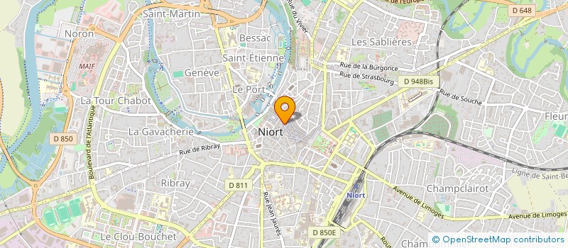 localisation de l'entreprise J.L.C.79 à NIORT