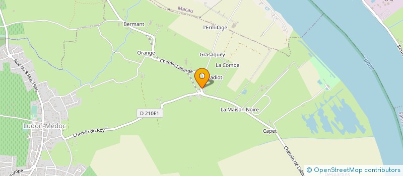 localisation de l'entreprise J.L.C ELEC  LUDON-MEDOC