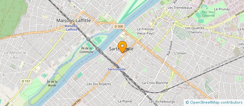 localisation de l'entreprise J.L. COACHING à SARTROUVILLE