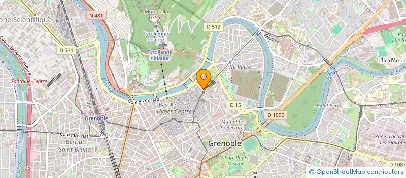 localisation de l'entreprise J-L D à GRENOBLE