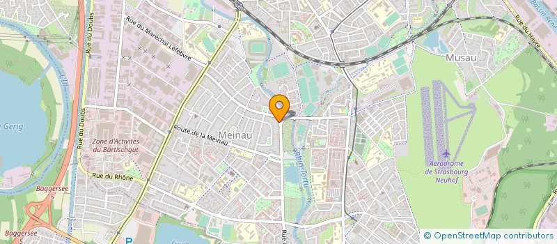 localisation de l'entreprise J L-D F à STRASBOURG