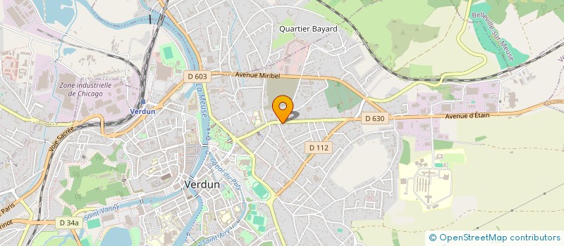 localisation de l'entreprise J.L.D.I à VERDUN