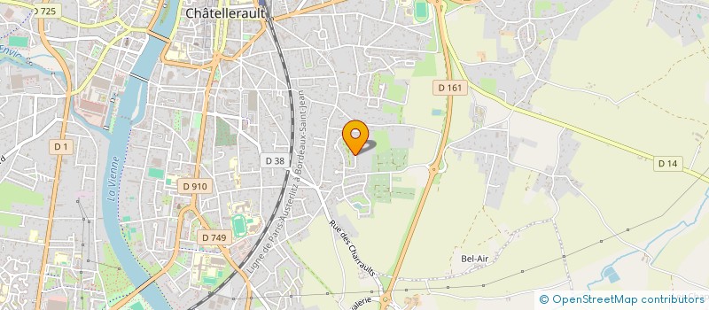 localisation de l'entreprise J L DENTAL  CHATELLERAULT