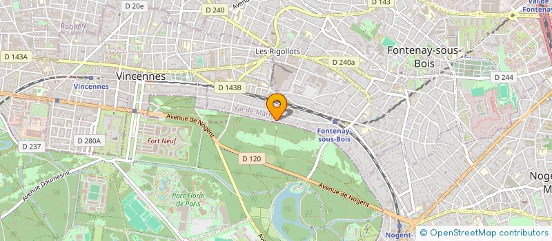 localisation de l'entreprise J.L.DEVELOPPEMENT  FONTENAY-SOUS-BOIS