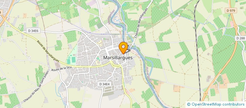 localisation de l'entreprise J.L.E.  MARSILLARGUES