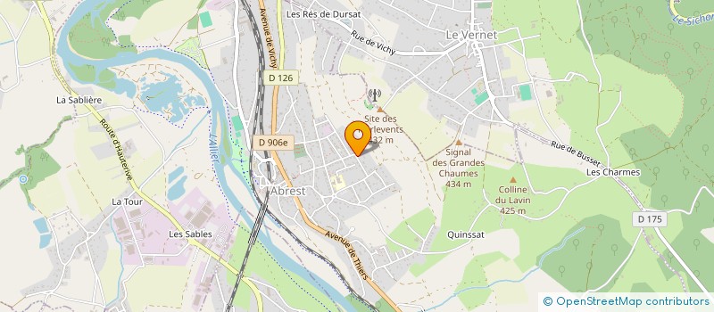 localisation de l'entreprise J.L.E. IMMOB  ABREST