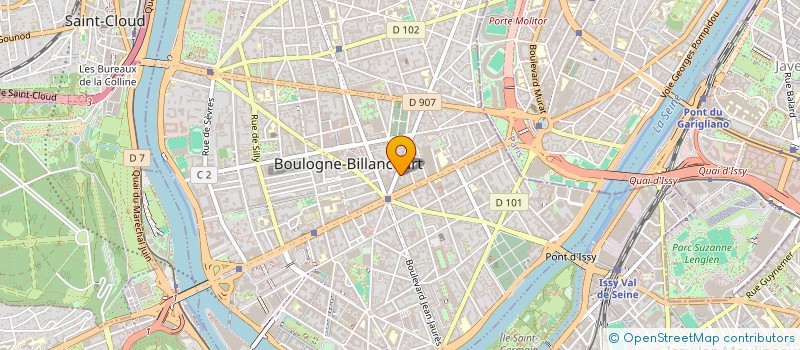 localisation de l'entreprise J L F à BOULOGNE-BILLANCOURT