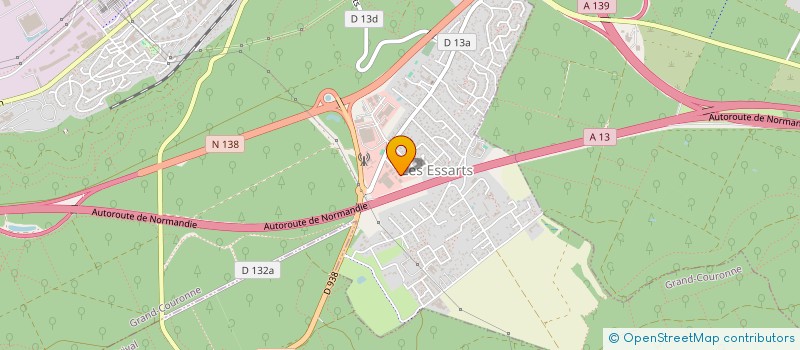 localisation de l'entreprise J.L.F.  GRAND-COURONNE