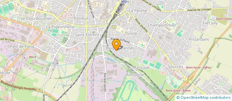 localisation de l'entreprise J.L.F.C à NIORT